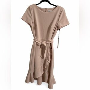 Calvin Klein Blush Pink Wrap Dress